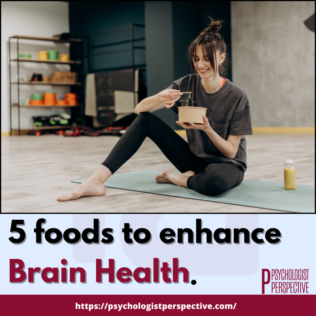 Foods to enhance brain health