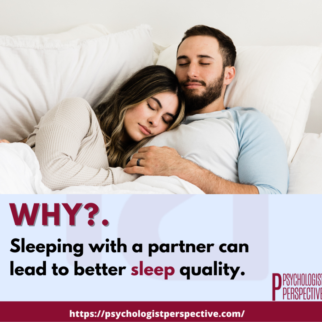 sleeping with a partner